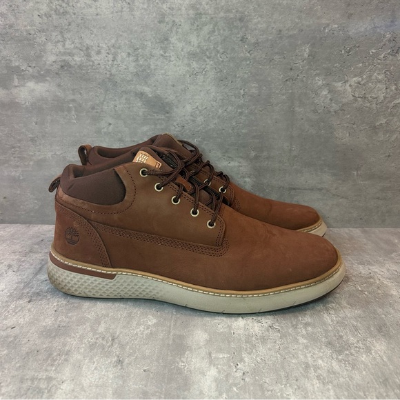 Timberland Cross Mark Chukka Boots Mens sz 8 - brown - Picture 1 of 6